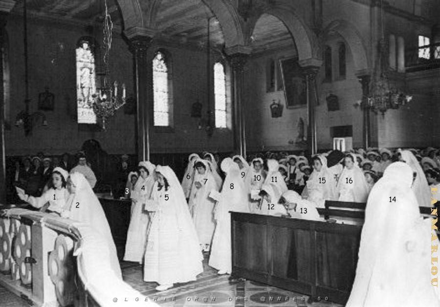 COMMUNIONS ORAN DU PATRONAGE ORAN DE LA JUS SAINT LOUIS  1953.JPG